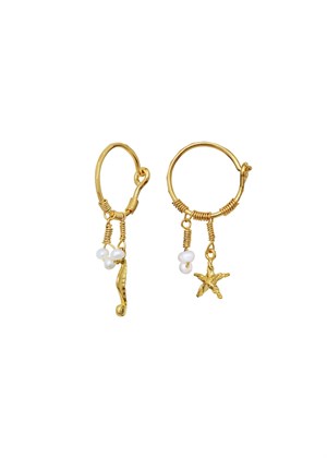 Momi earring Gold Maanesten 